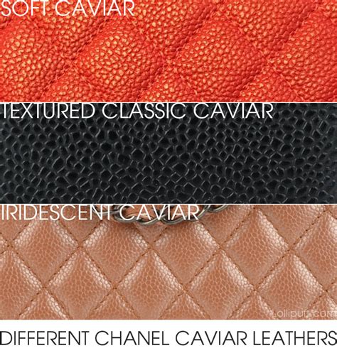 chanel caviar leather vs grained calfskin|The Guide to Chanel Leathers and Materials .